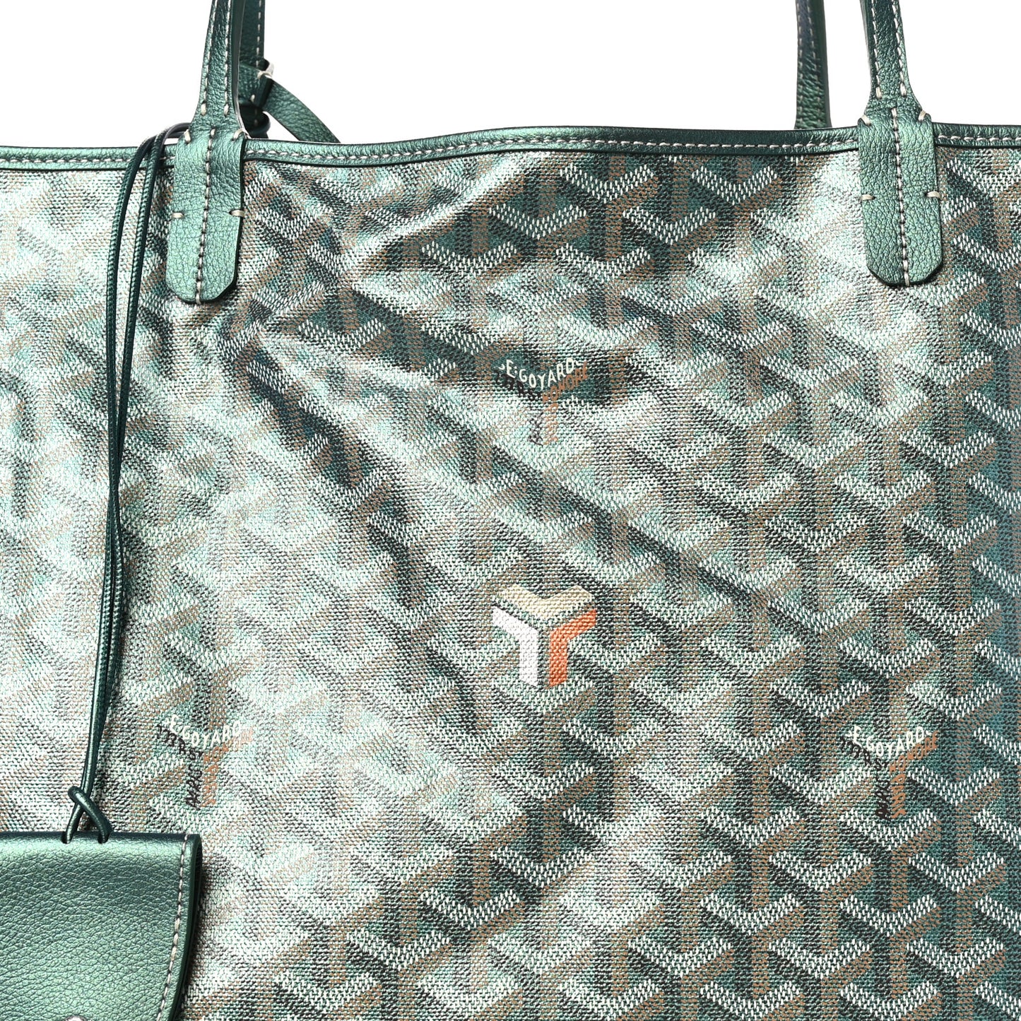 Iridescent Goyardine Saint Louis GM Pearly Green