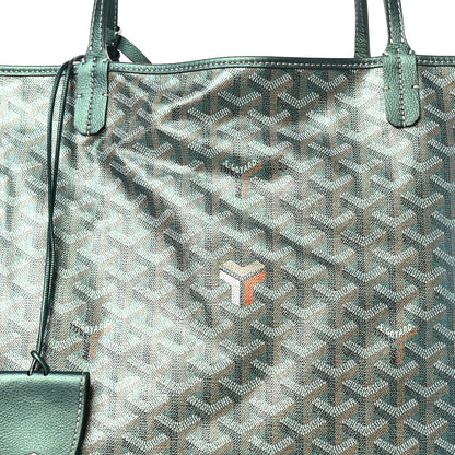 Goyard Iridescent Goyardine Saint Louis GM Pearly Green 9 of 11