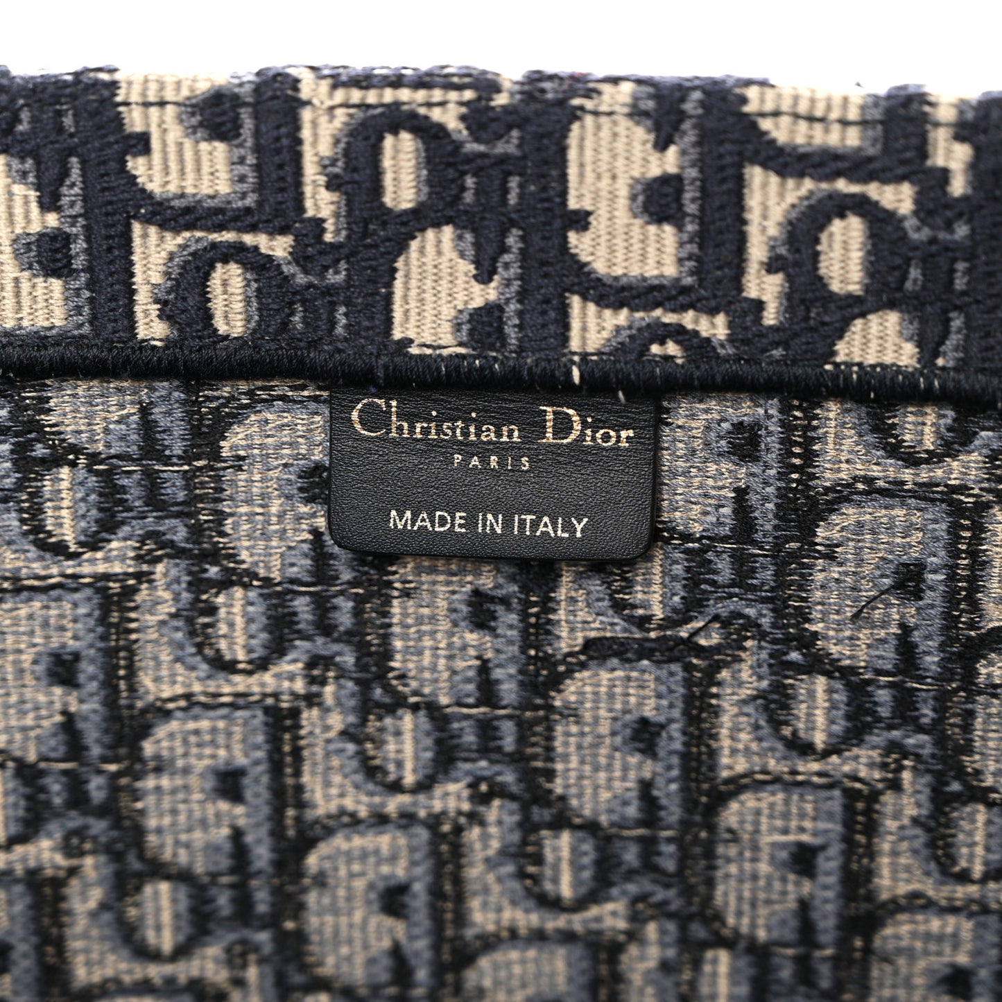 Oblique Large Book Tote Blue Multicolor