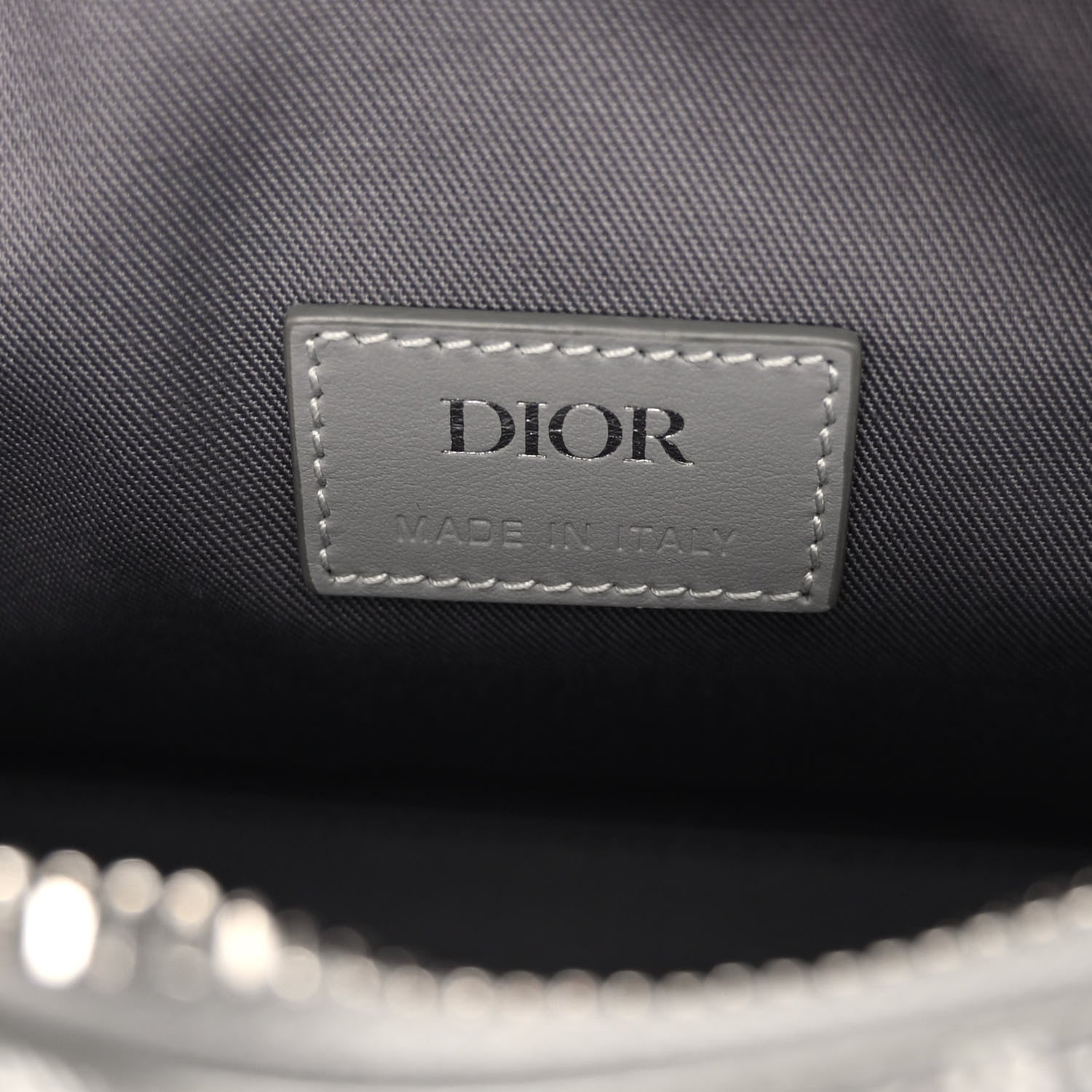 Christian Dior Coated Canvas CD Diamond Lingot 22 Bag Gray 6 of 12