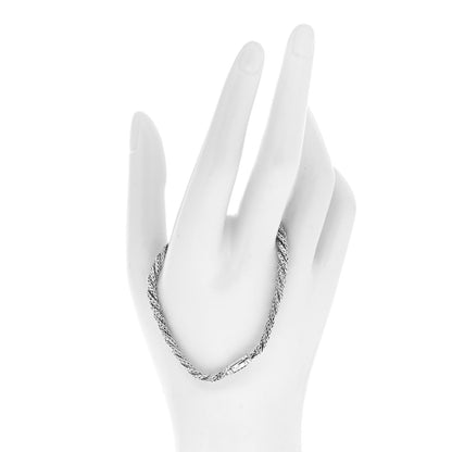 John Hardy Sterling Silver Black Sapphire 4mm Classic Chain Bracelet 2 of 5