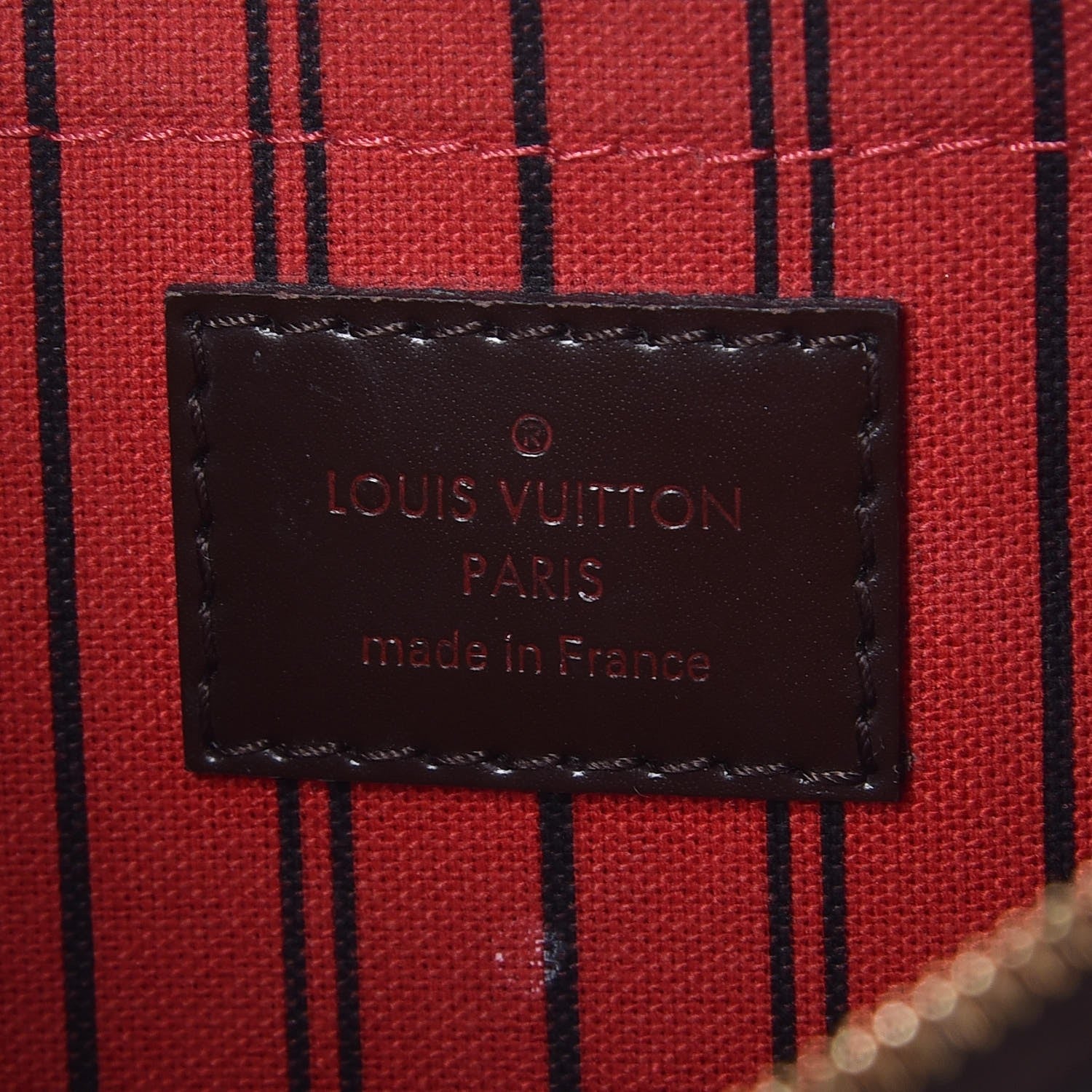 Louis Vuitton Damier Ebene Neverfull MM GM Pochette 6 of 8