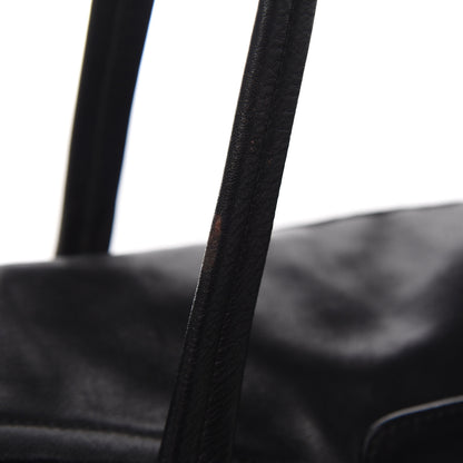 Prada Soft Calfskin Tessuto Nylon Shoulder Bag Black 13 of 13