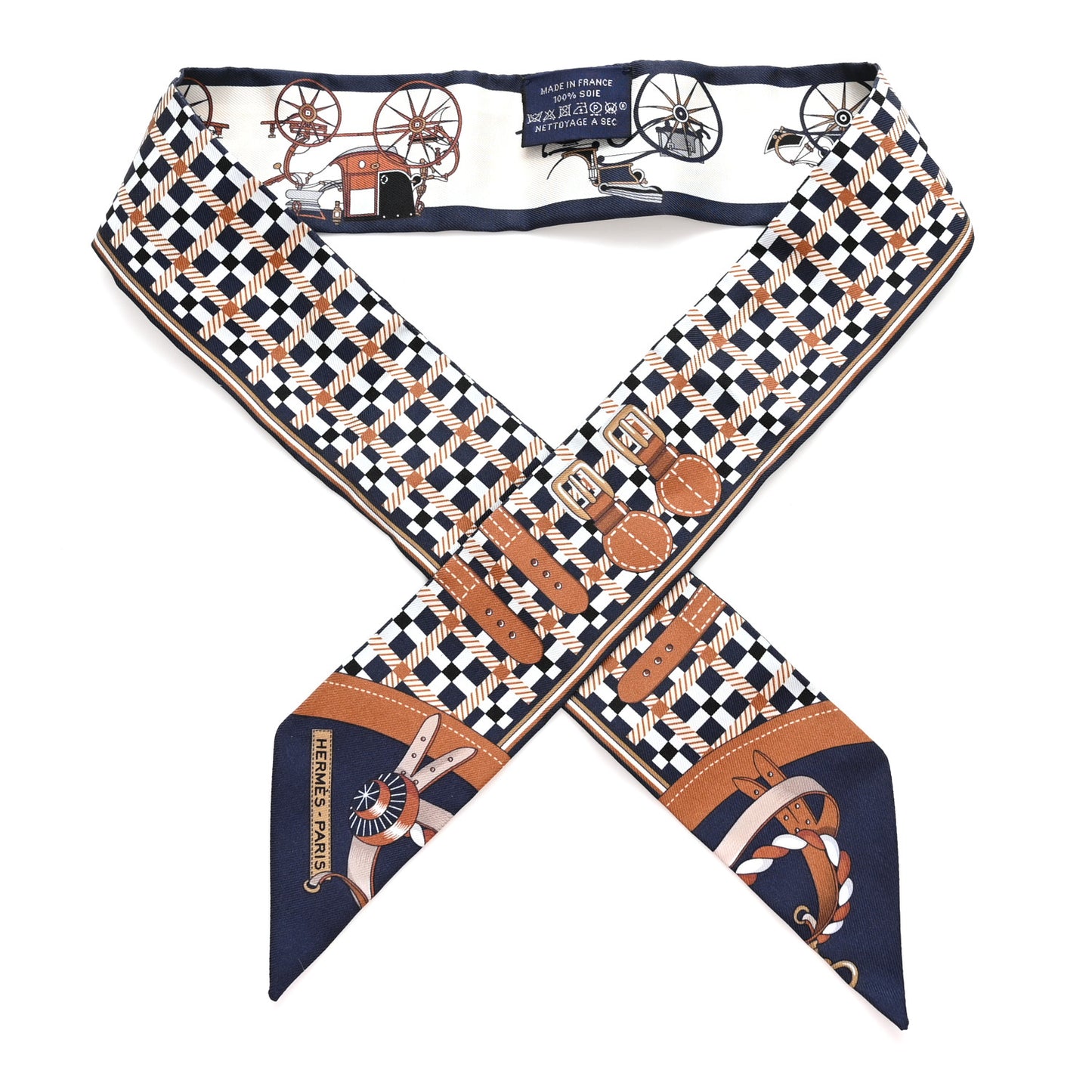 Silk Les Voitures Nouvelle Twilly Marine Caramel White