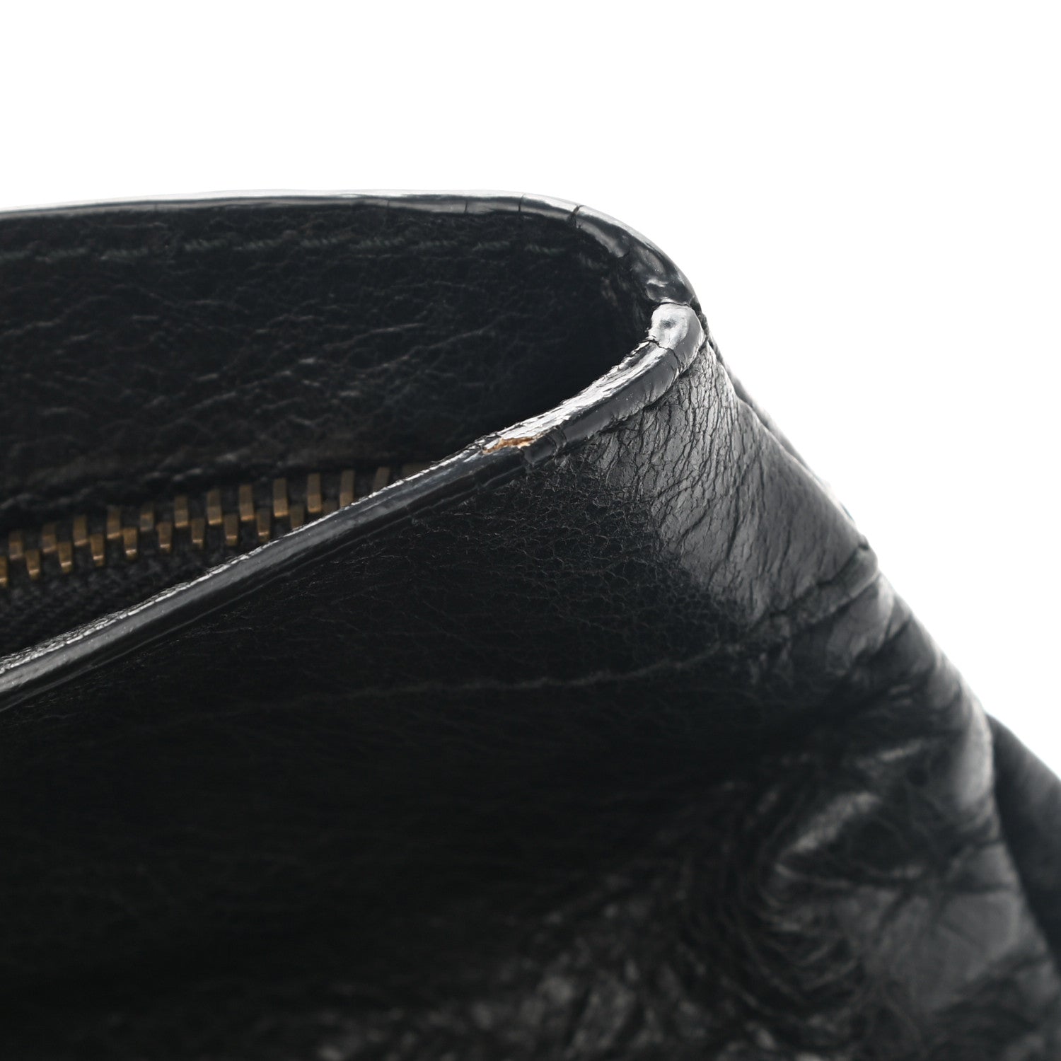 Balenciaga Agneau Classic Hardware Premier Clutch Black 9 of 9