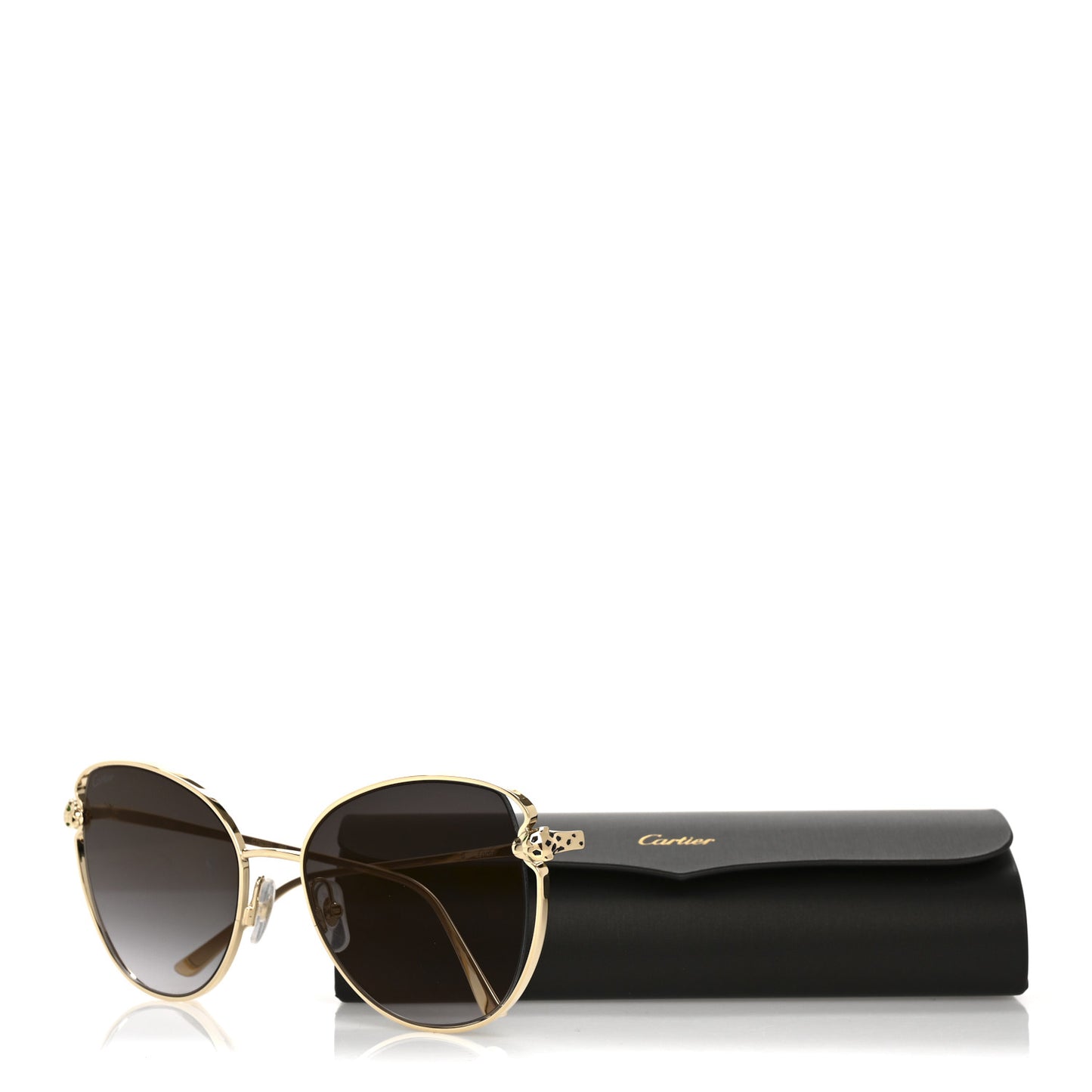 Panthere De Cartier Sunglasses CT0236S Gold