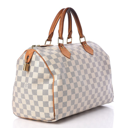 Louis Vuitton Damier Azur Speedy 30 3 of 31