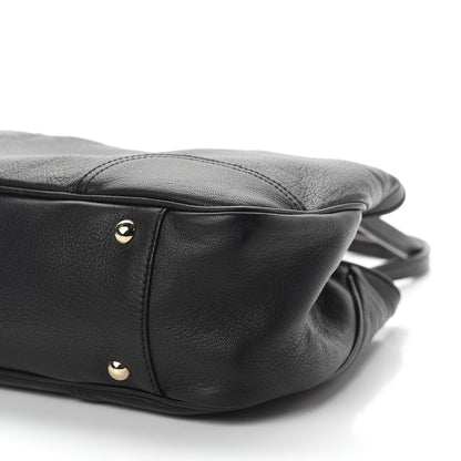 Gucci Calfskin Medium Princy Tote Black 8 of 8