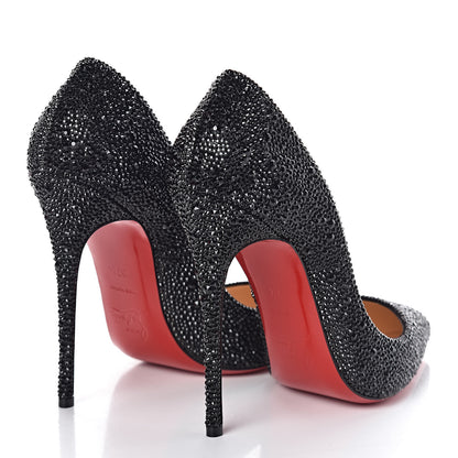 Christian Louboutin Nappa Strass So Kate 120 Pumps 37.5 Black 4 of 7