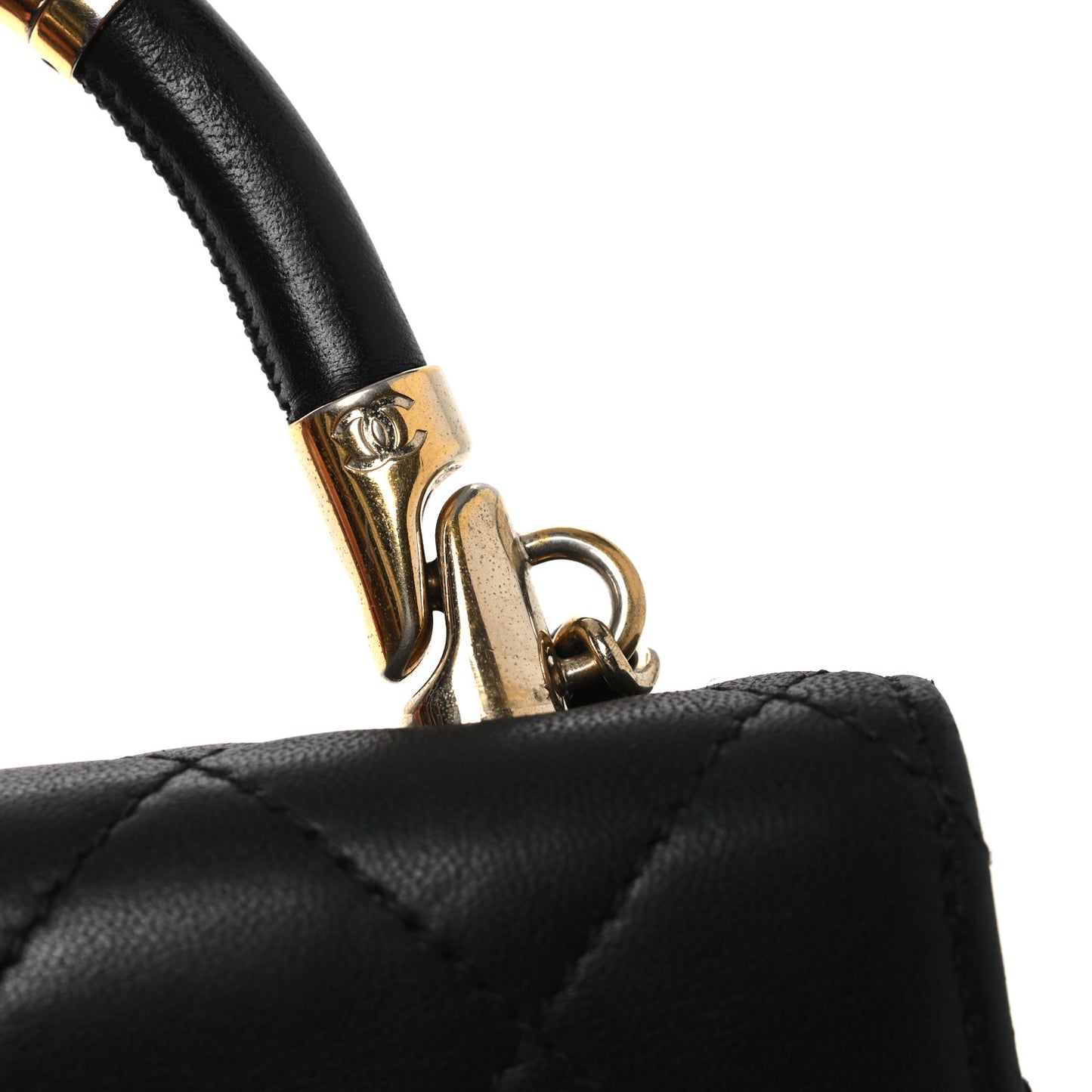Lambskin Mini Carry Chic Flap Black