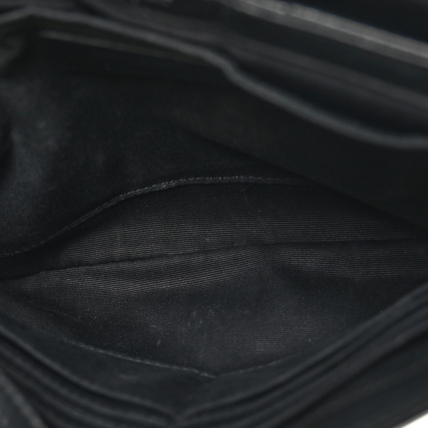Saint Laurent Calfskin Y Quilted Monogram Loulou Flap Bag Black 6 of 10