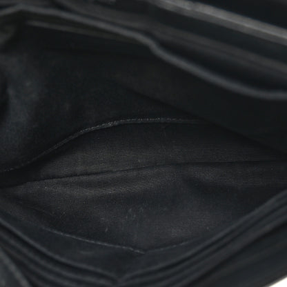 Saint Laurent Calfskin Y Quilted Monogram Loulou Flap Bag Black 6 of 10