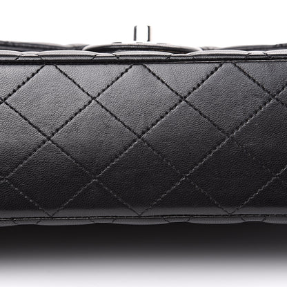 Chanel Lambskin Quilted Medium Double Flap Black 10 of 14