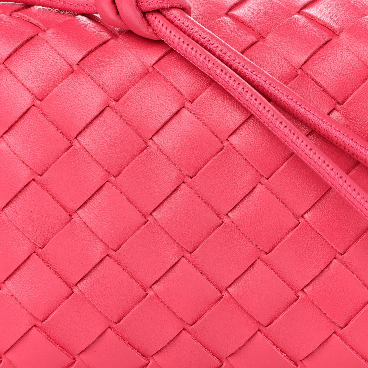 Bottega Veneta Nappa Intrecciato Mini Loop Camera Bag Cranberry 6 of 8