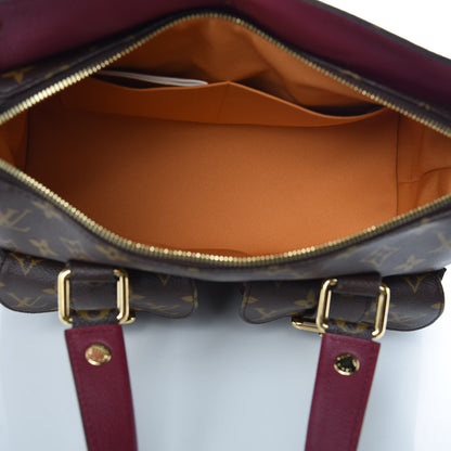 Louis Vuitton Monogram Manhattan NM Raisin 5 of 12