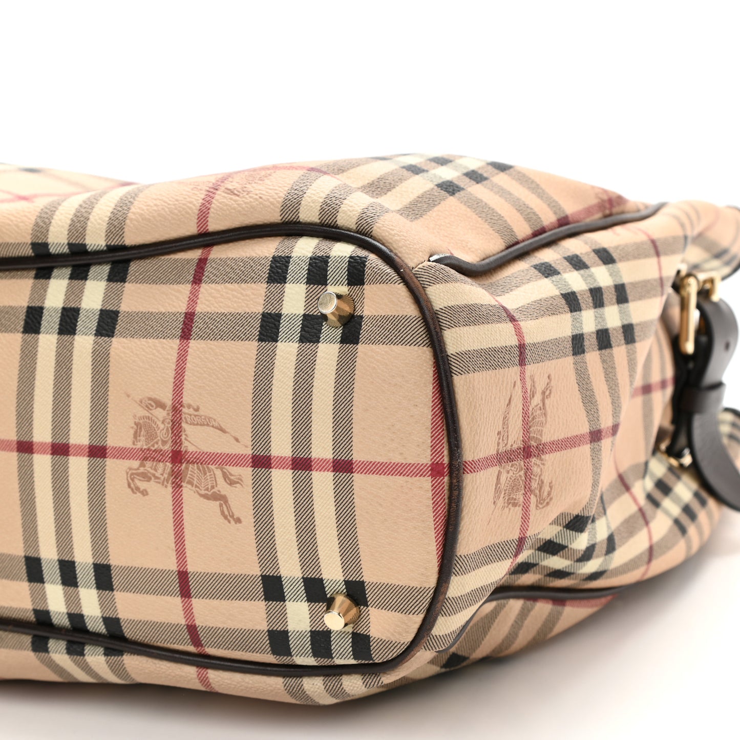 Haymarket Check Medium Walden Belted Hobo Chocolate