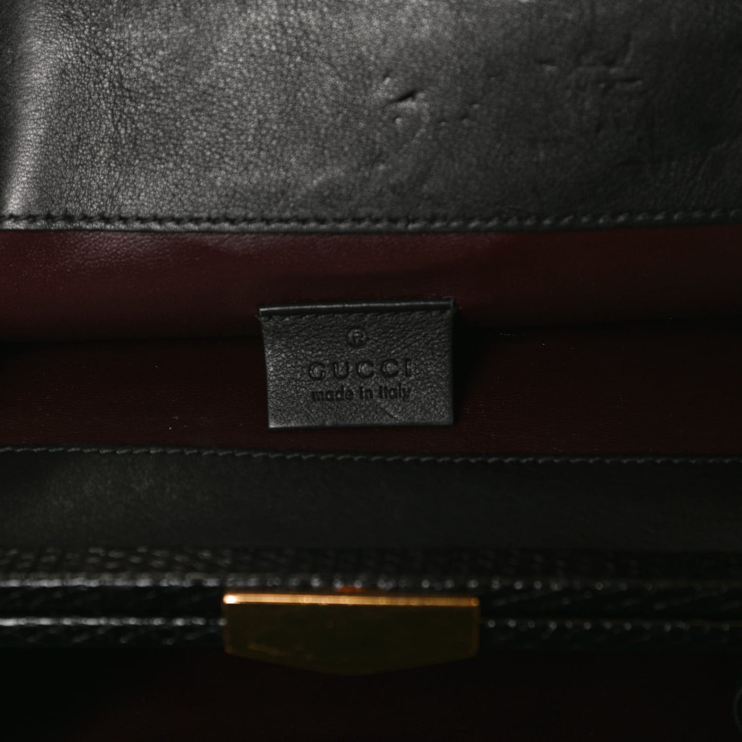 Lizard Zumi Chain Shoulder Bag Black