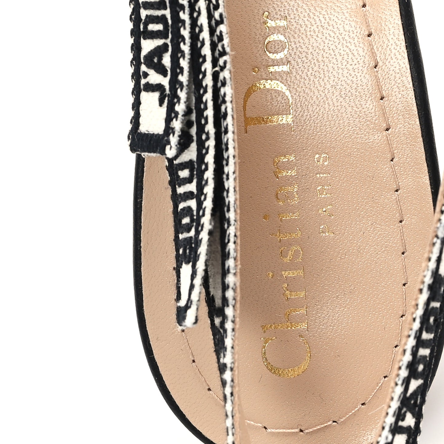 Canvas Embroidered Voyage Cotton Ribbon J'Adior Slingback 65mm Pumps 38 Multicolor