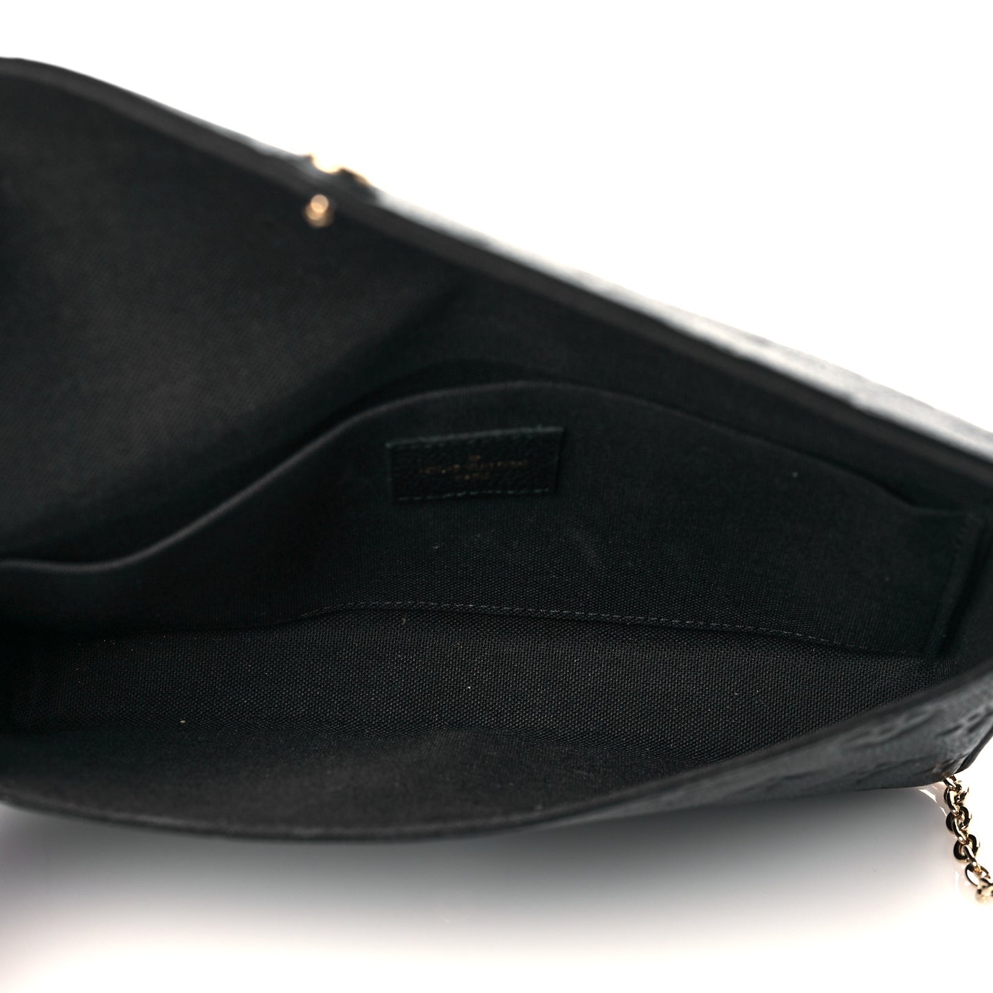 Empreinte Pochette Felicie Chain Wallet Black