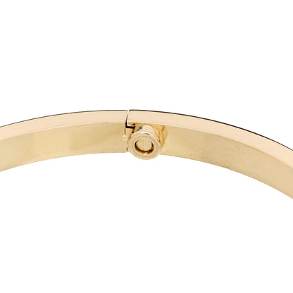 Cartier 18K Yellow Gold 10 Diamond Small LOVE Bracelet 17 7 of 8