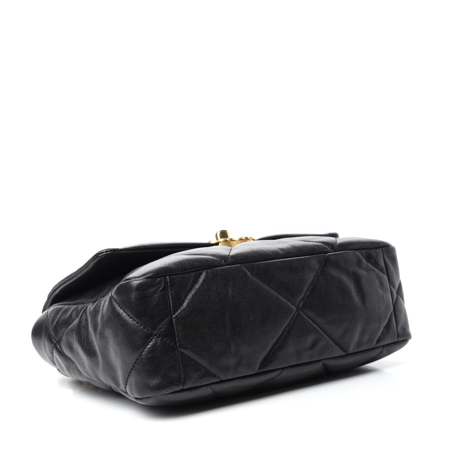 Lambskin Quilted Medium Chanel 19 Flap Black