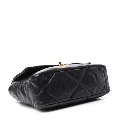 Chanel Lambskin Quilted Medium Chanel 19 Flap Black 4 of 10