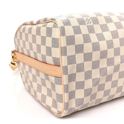 Louis Vuitton Damier Azur Speedy Bandouliere 30 7 of 9
