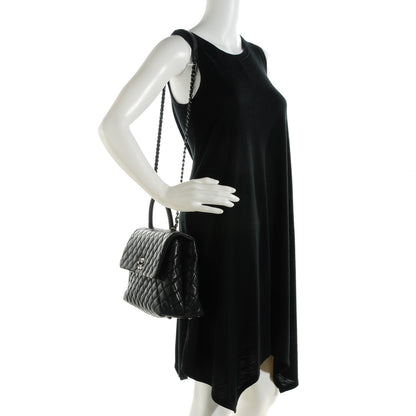 Chanel Caviar Quilted Medium Coco Handle Flap Black 2 of 8