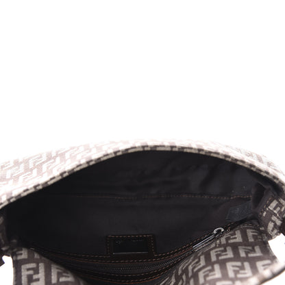 Fendi Zucchino Vitello Baguette Testa di Moro Beige 5 of 9