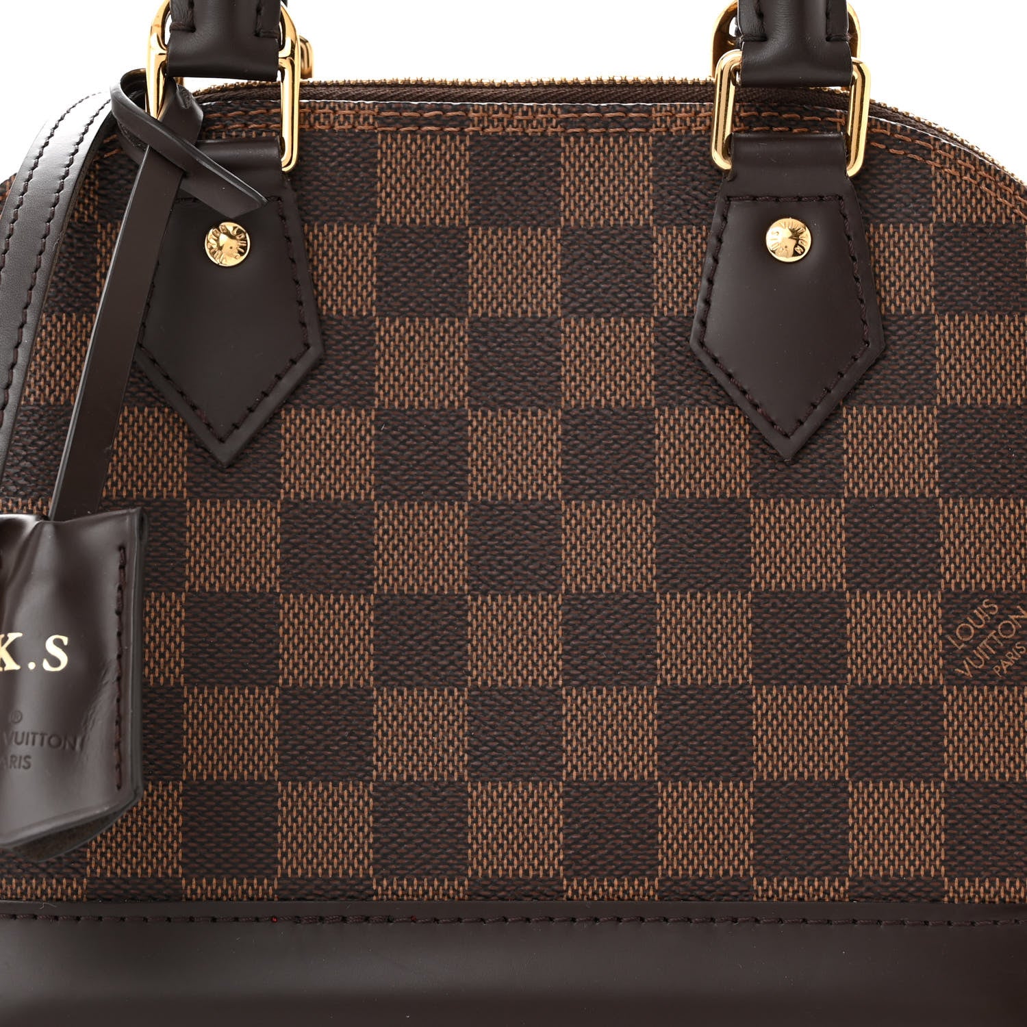 Louis Vuitton Damier Ebene Alma BB 7 of 10