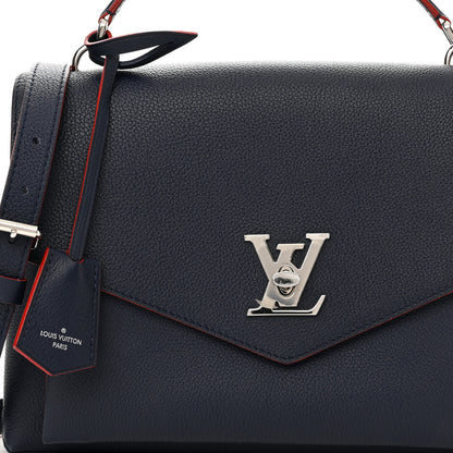 Louis Vuitton Soft Calfskin My Lockme Top Handle Marine Rouge 7 of 10