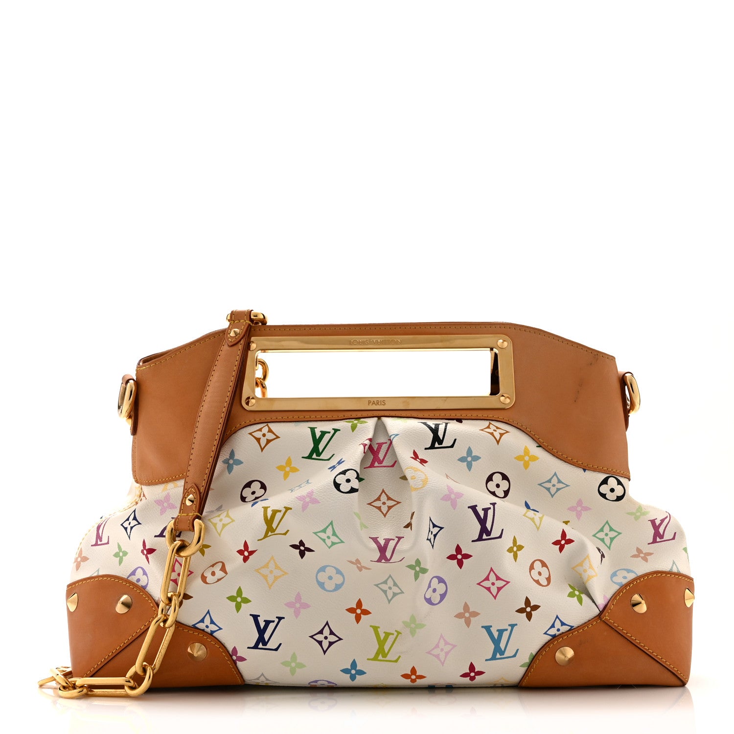 Louis Vuitton Monogram Multicolor Judy GM White 1 of 11