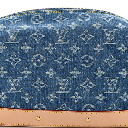 Louis Vuitton Monogram Denim Pochette Cosmetique GM Denim Blue 7 of 9