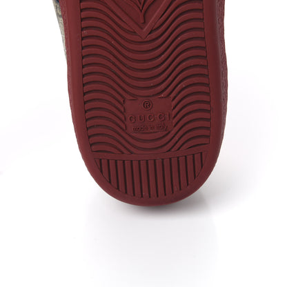 Gucci GG Supreme Monogram Ayers Mens New Ace Low-Top Sneaker 7 Beige Red 6 of 8