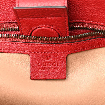 Gucci Suede Bamboo Fringe Medium Shopper Tote Red 6 of 11