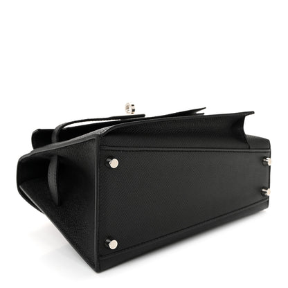Hermes Epsom Kelly En Desordre Sellier 20 Black 3 of 11