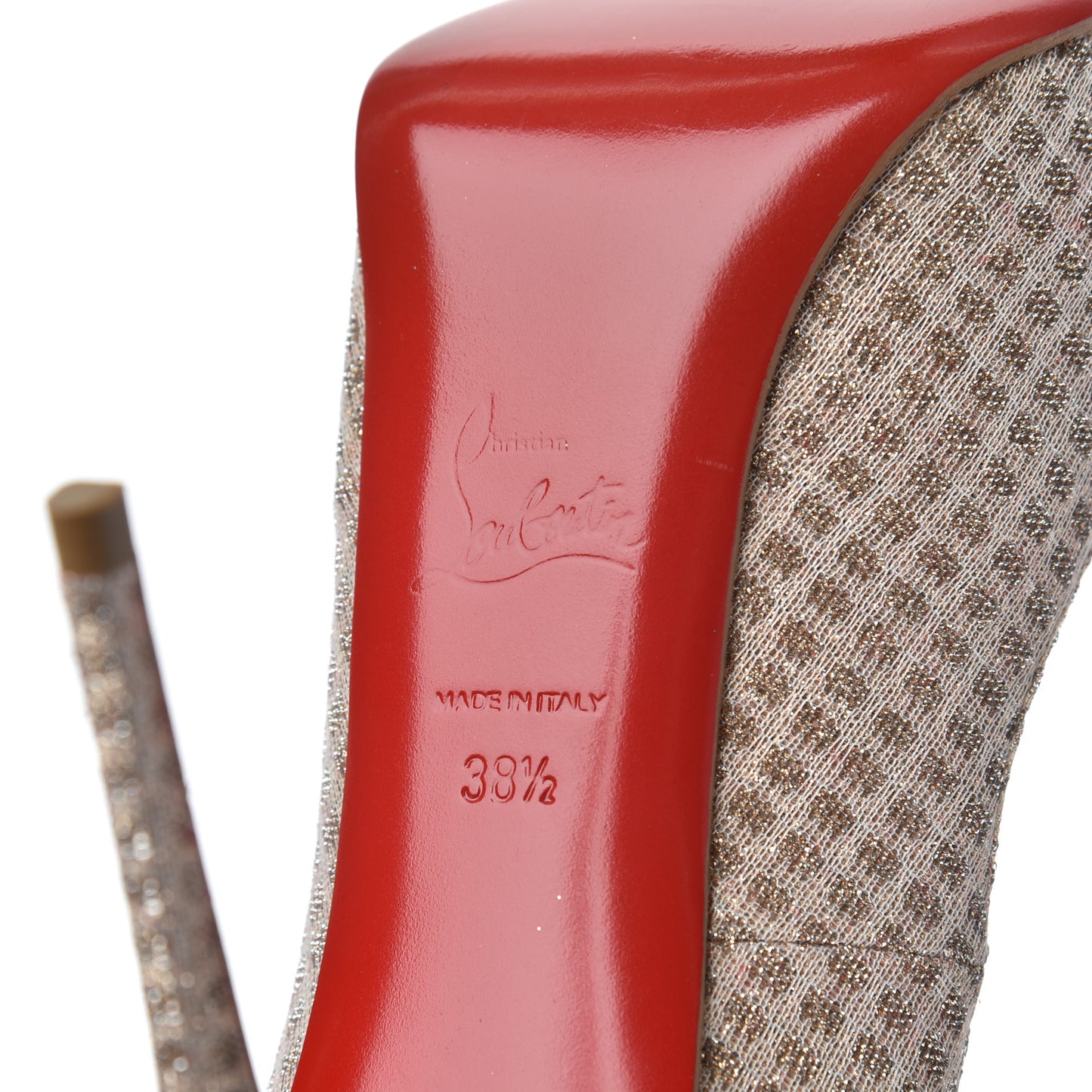 Glitter New Very Prive 120 Pumps 38.5 Silver Gold