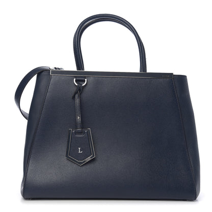 Fendi Vitello Elite Regular 2Jours Tote Lavagna 1 of 11