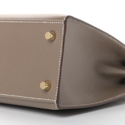 Hermes Epsom Kelly Sellier 25 Etoupe 10 of 11