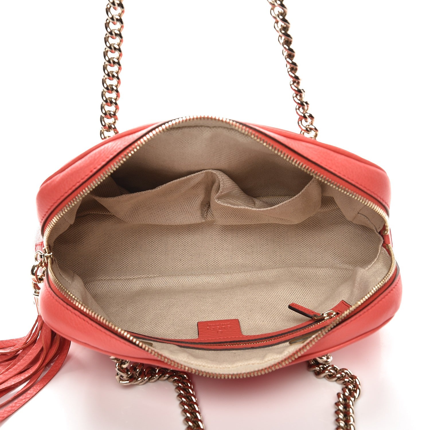 Gucci Pebbled Calfskin Small Soho Bowler Begonia Pink 5 of 9