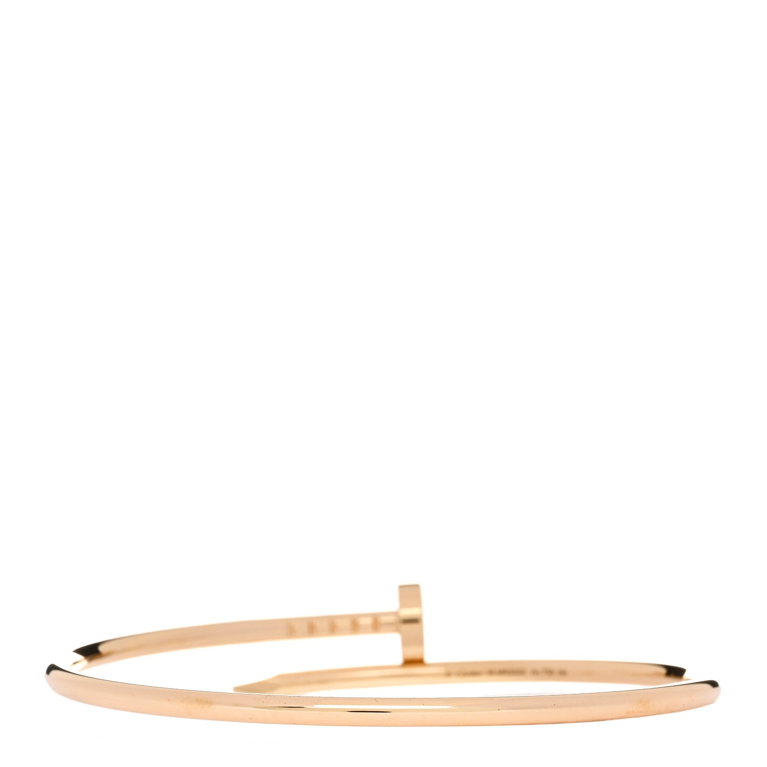 Cartier 18K Yellow Gold Small Juste Un Clou Bracelet 16 2 of 3