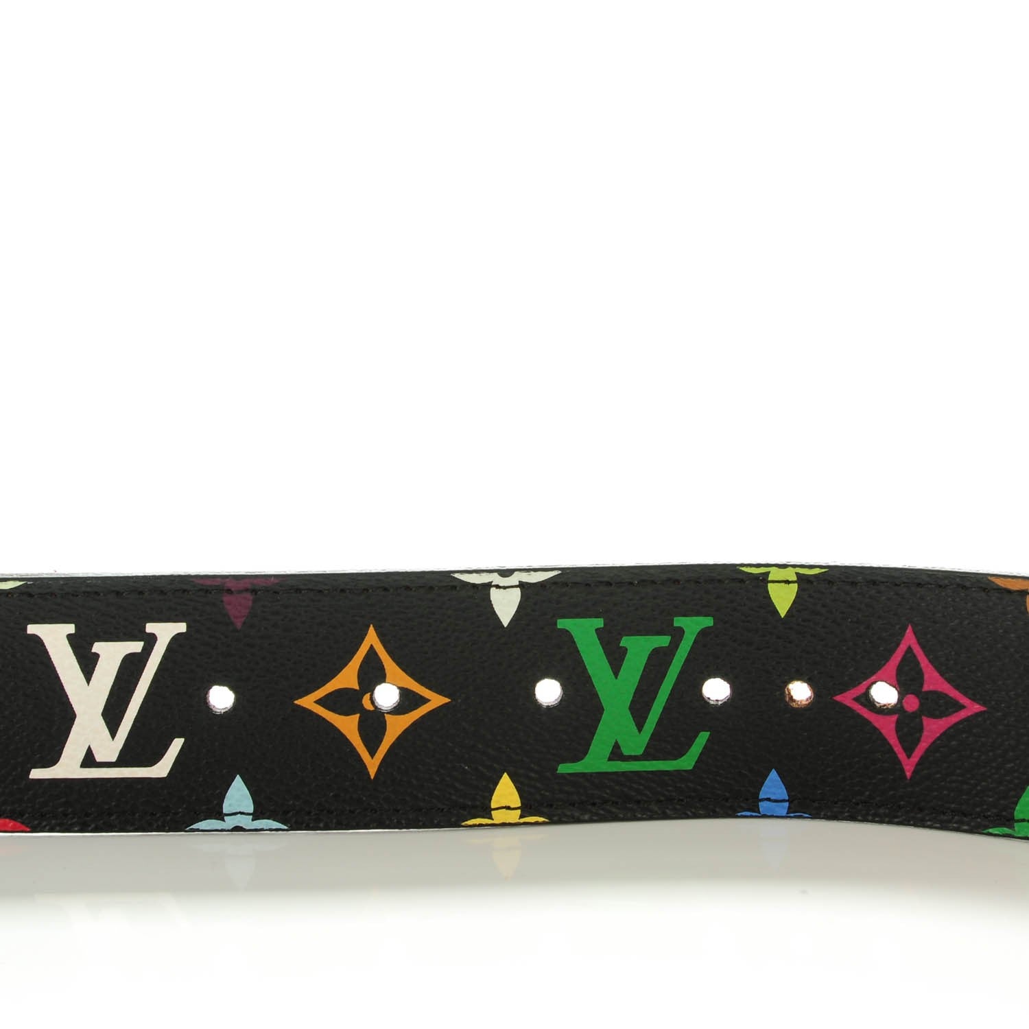 Louis Vuitton Monogram Multicolor Trunks and Bags Belt 90 36 Black Grenade 6 of 6
