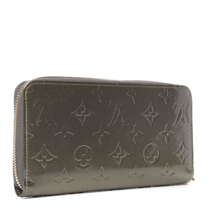 Louis Vuitton Vernis Zippy Wallet Gris Art Deco 2 of 8