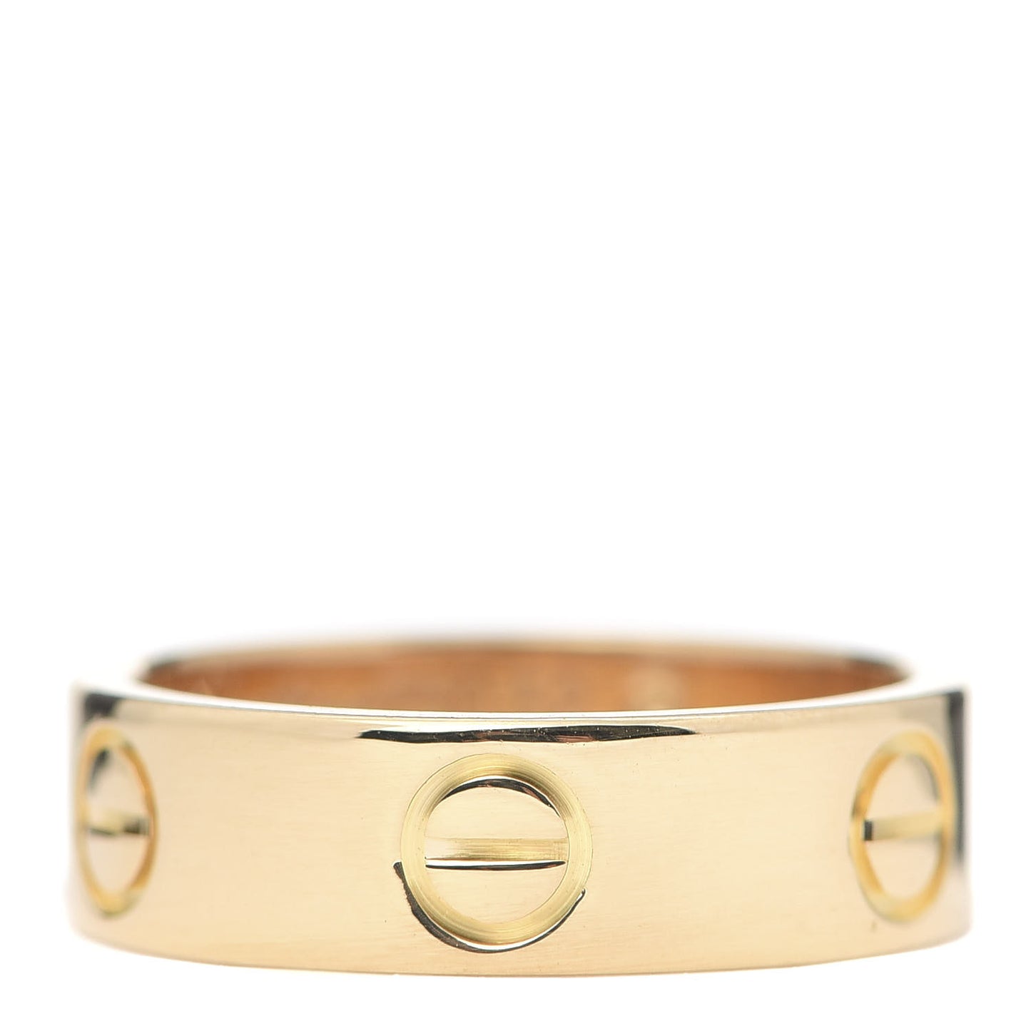 18K Yellow Gold 5.5mm LOVE Ring 52 6