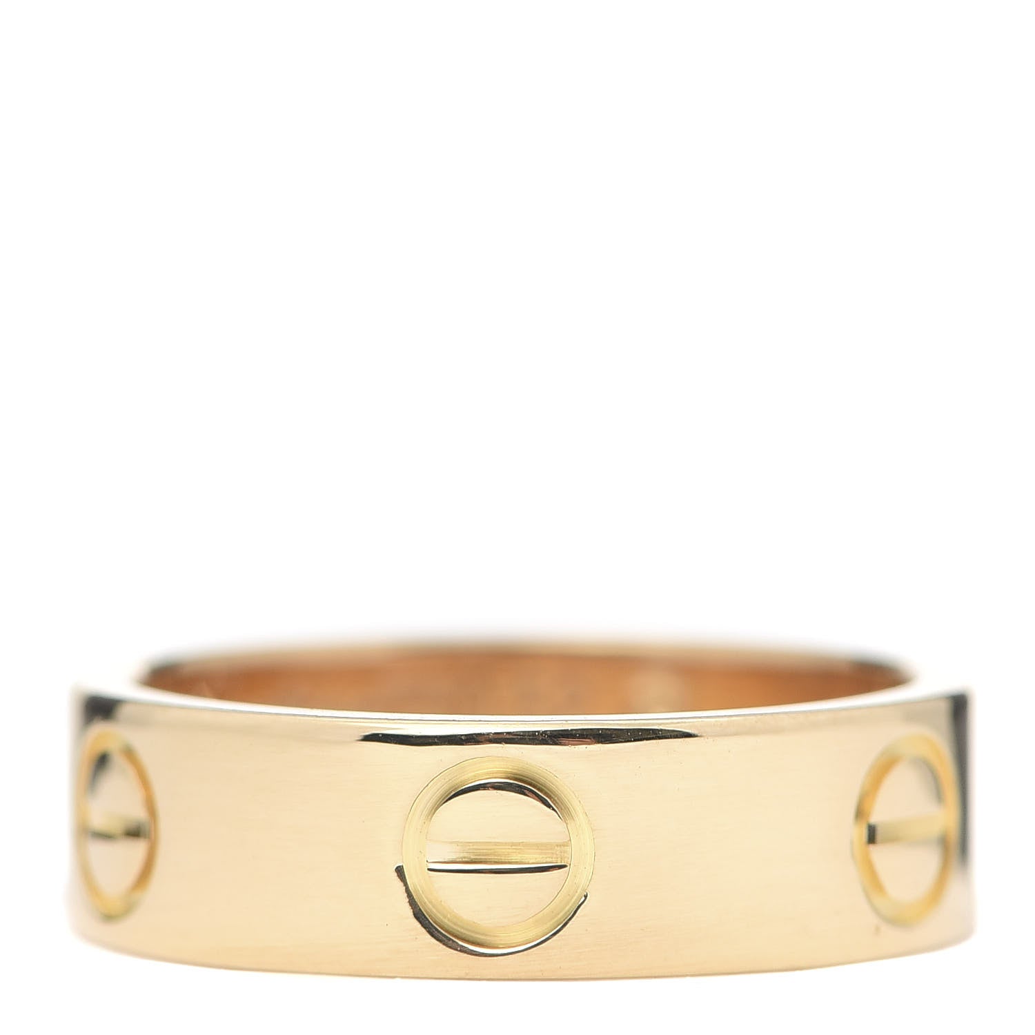 Cartier 18K Yellow Gold 5.5mm LOVE Ring 52 6 3 of 4