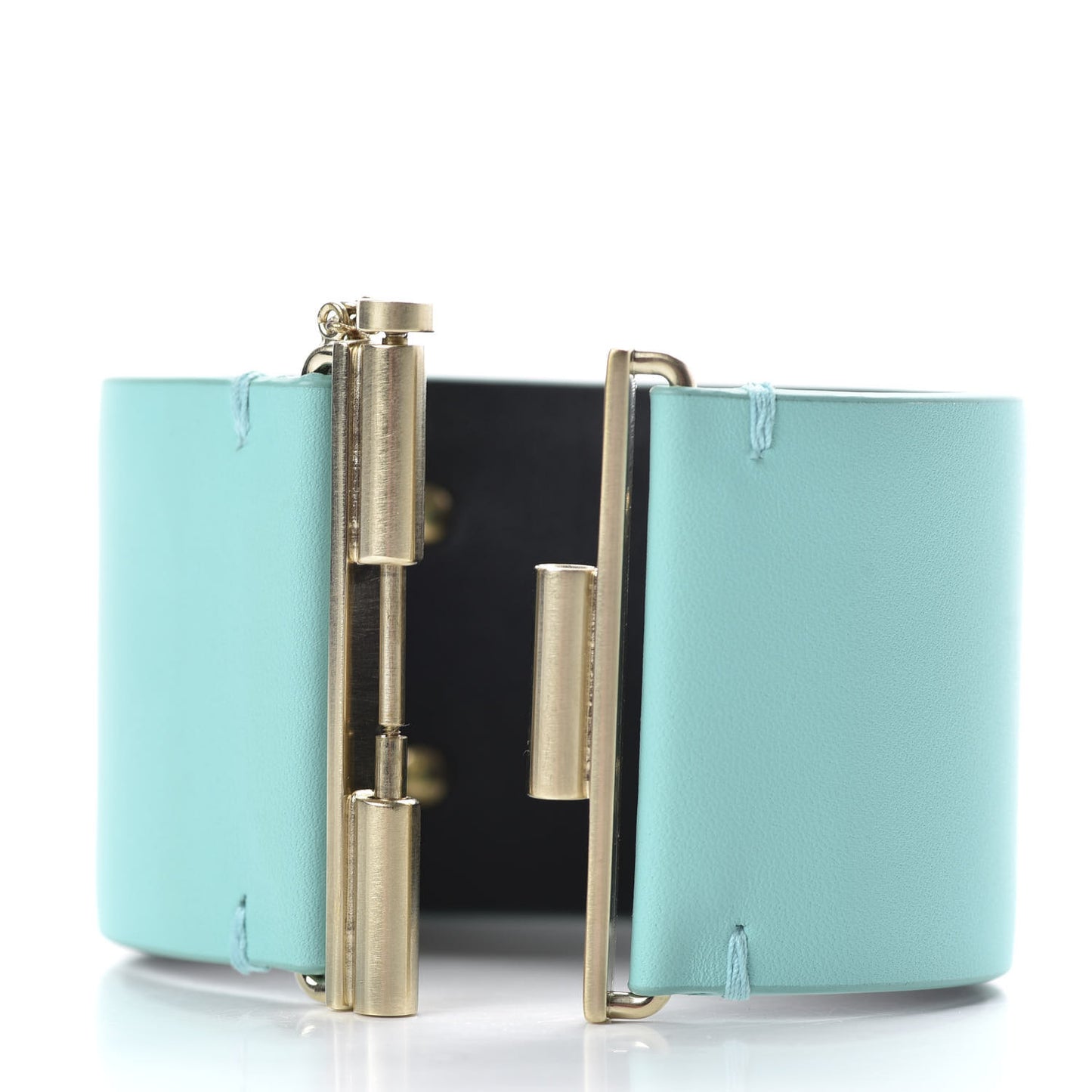Calfskin CC Wide Cuff Light Green