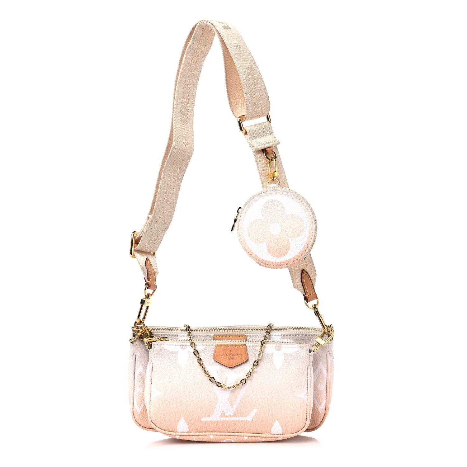 Louis Vuitton Monogram Giant By The Pool Multi Pochette Accessories Brume 1 of 14
