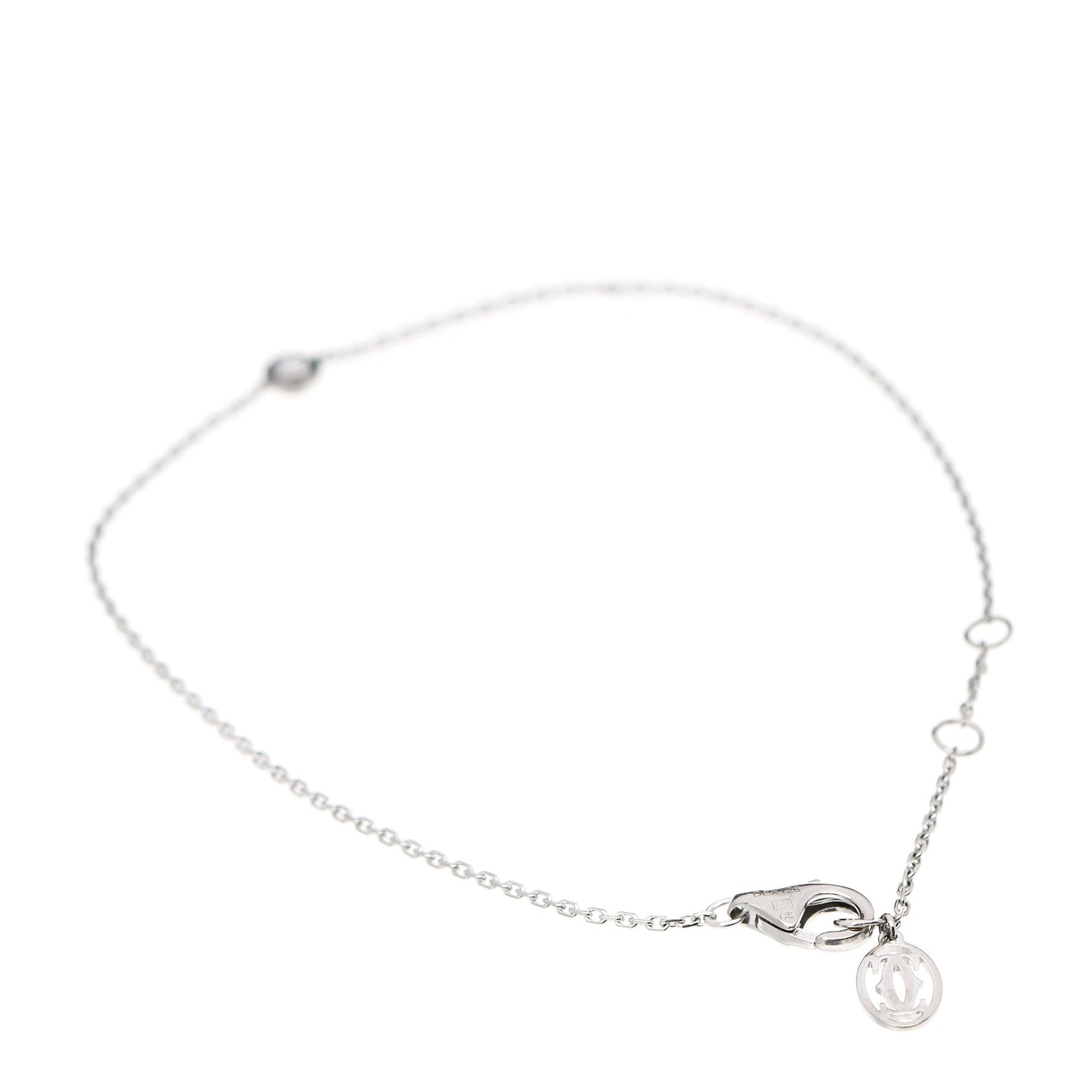 18K White Gold Diamond XS D'Amour Bracelet
