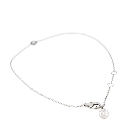 Cartier 18K White Gold Diamond XS D'Amour Bracelet 3 of 6