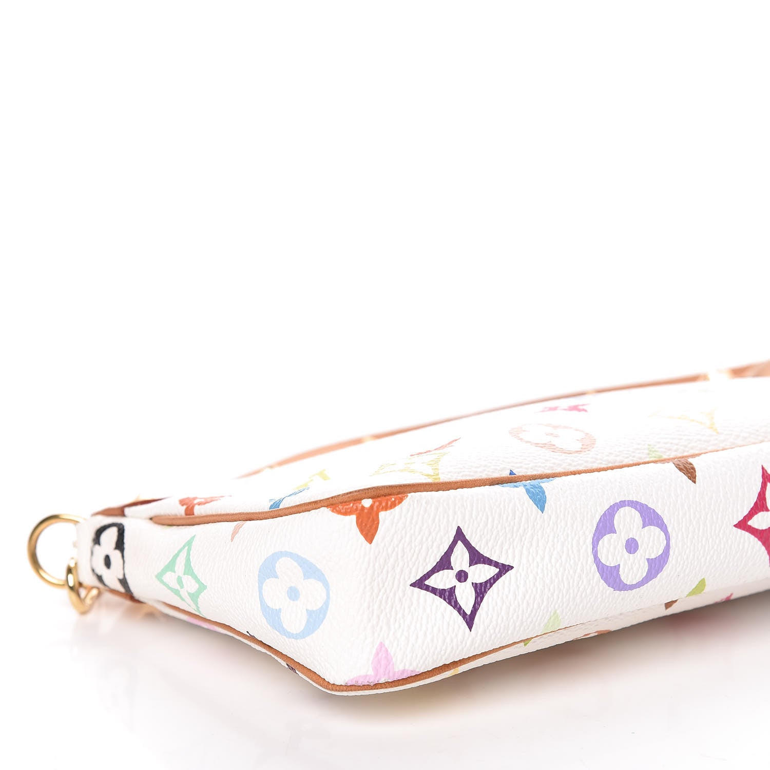 Louis Vuitton Monogram Multicolor Pochette Accessories White 9 of 11